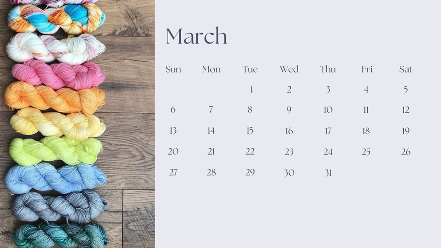 Free Desktop Calendar - March 2022