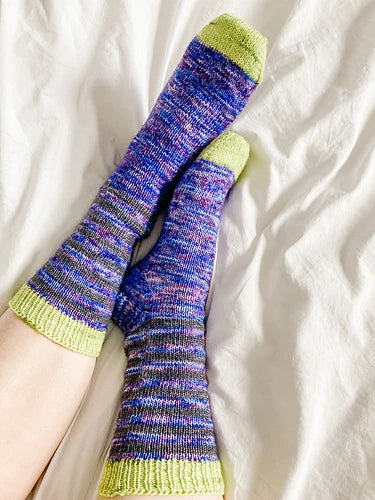 Fresh & Fab Socks // PDF Knitting Pattern - Red Sock Blue Sock Yarn Co