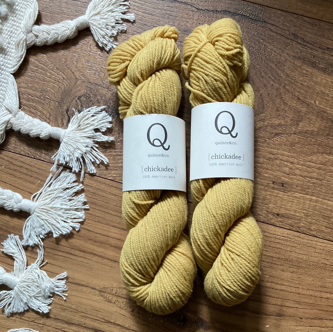 Quince & Co - chickadee - Red Sock Blue Sock Yarn Co
